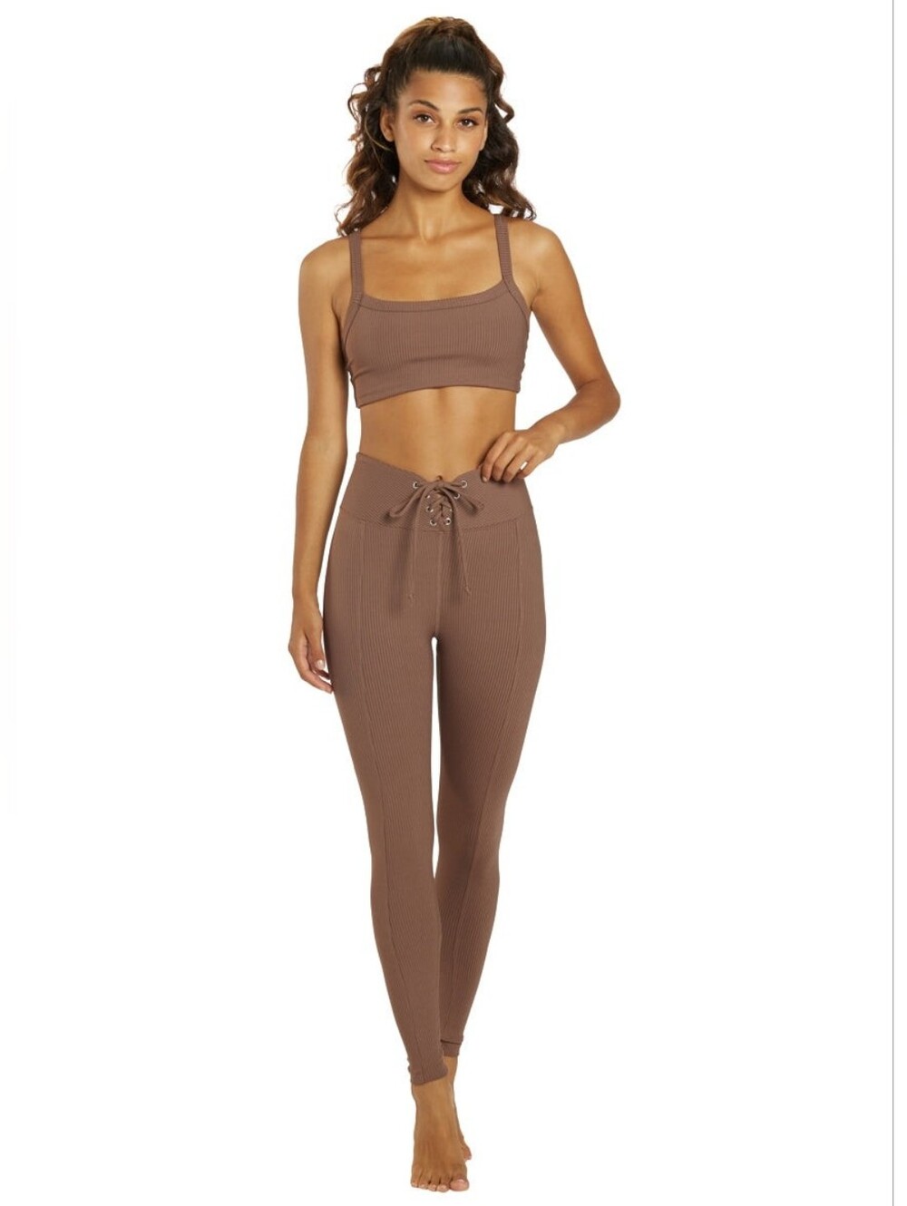 Year Of Ours Ribbed Brown Set